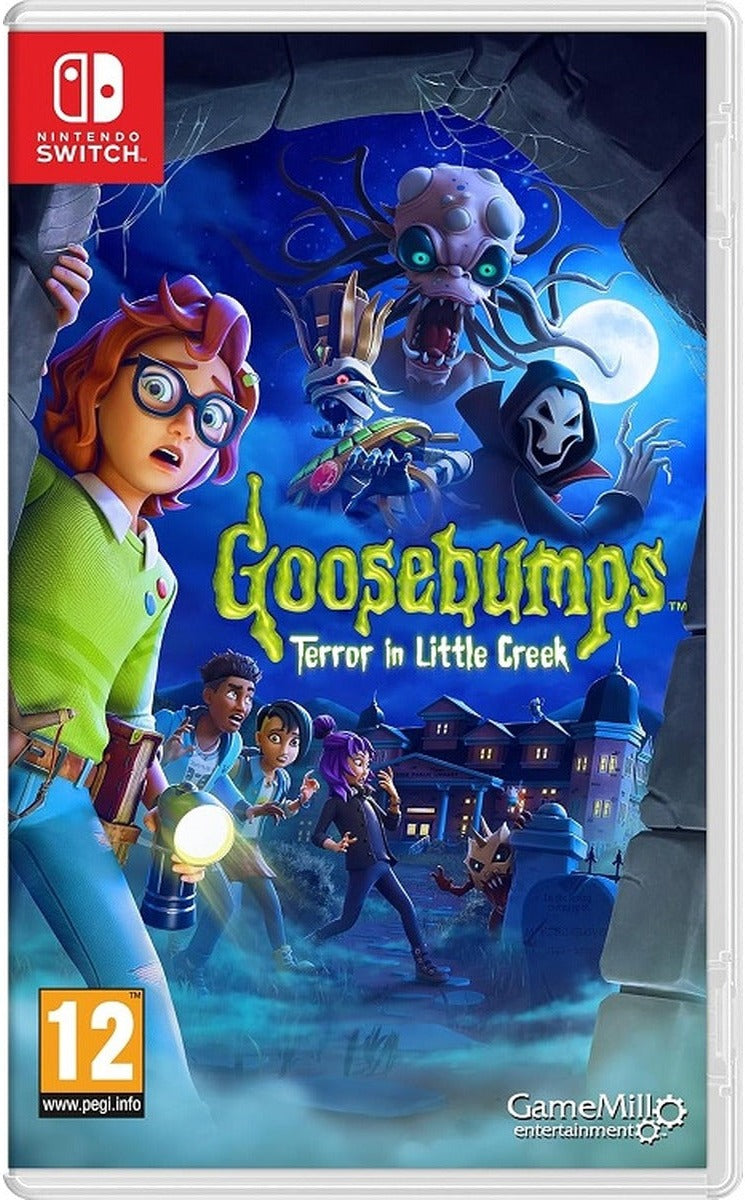 Goosebumps: Terror in Little Creek Nintendo Switch game box art