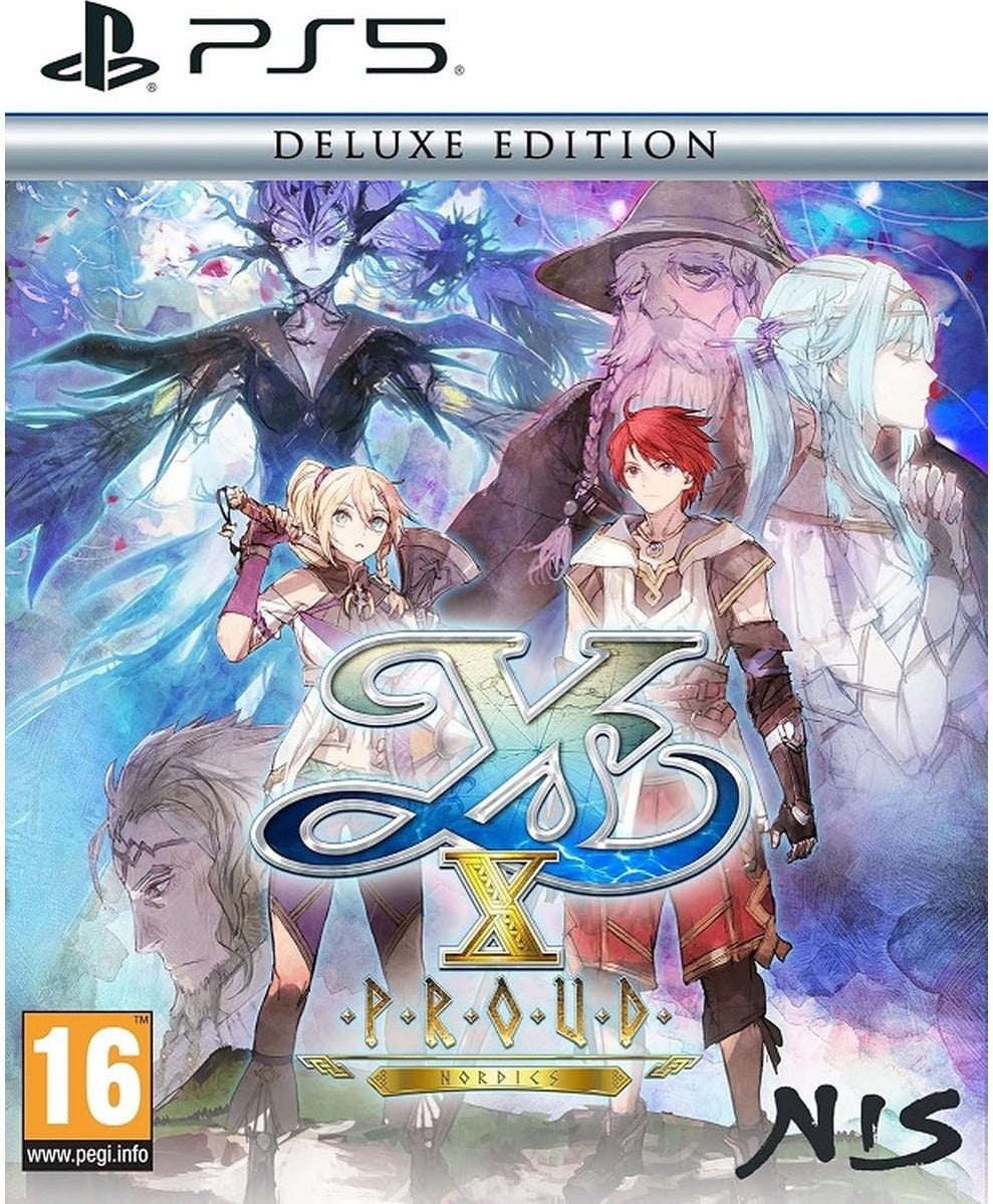 Ys X: Proud Nordics Deluxe Edition PlayStation 5 box art