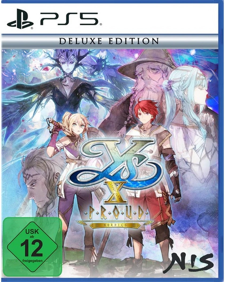 Ys X: Nordics Deluxe Edition PlayStation 5 game box – German edition