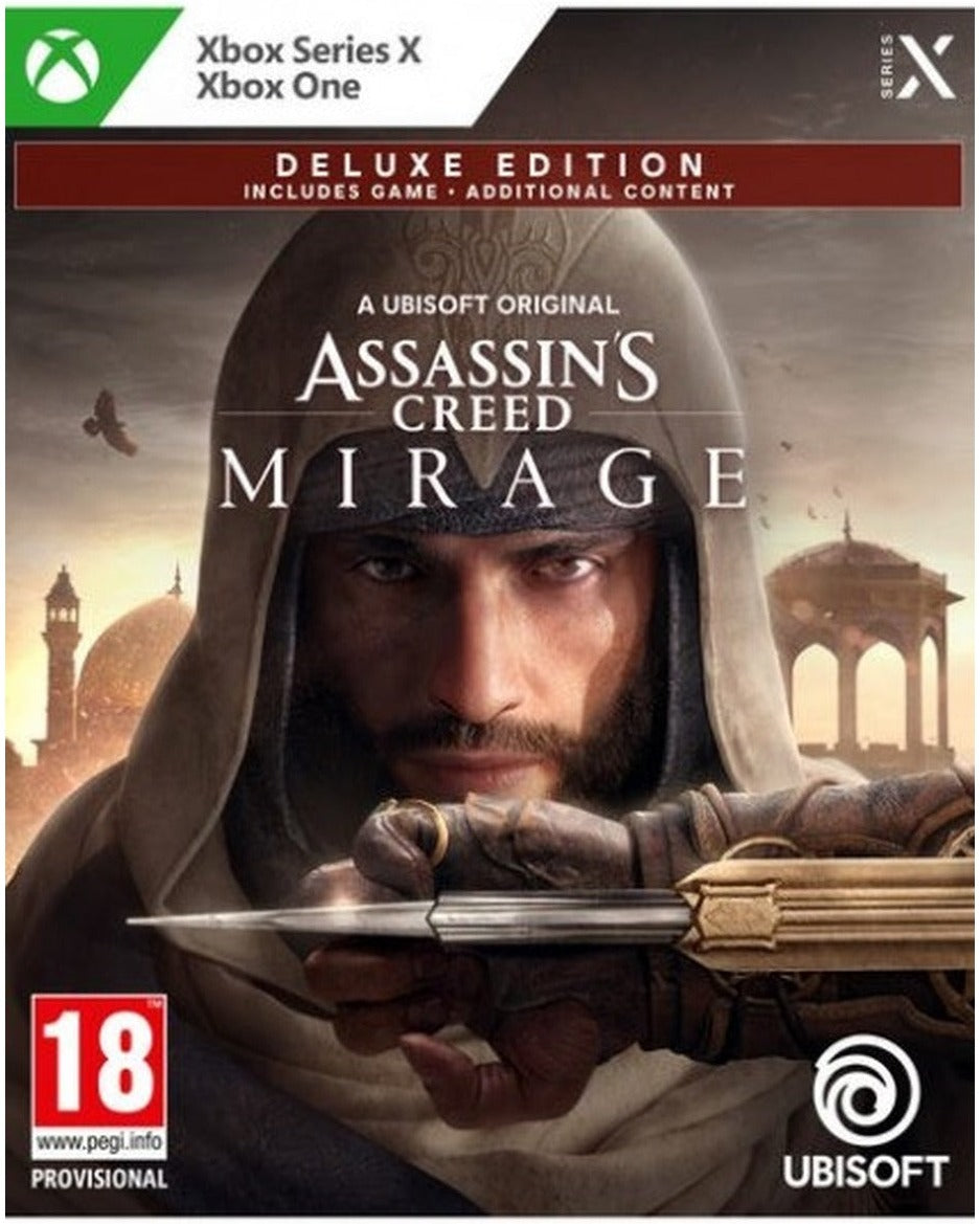 Assassin's Creed: Mirage Deluxe Edition Xbox Series X game box