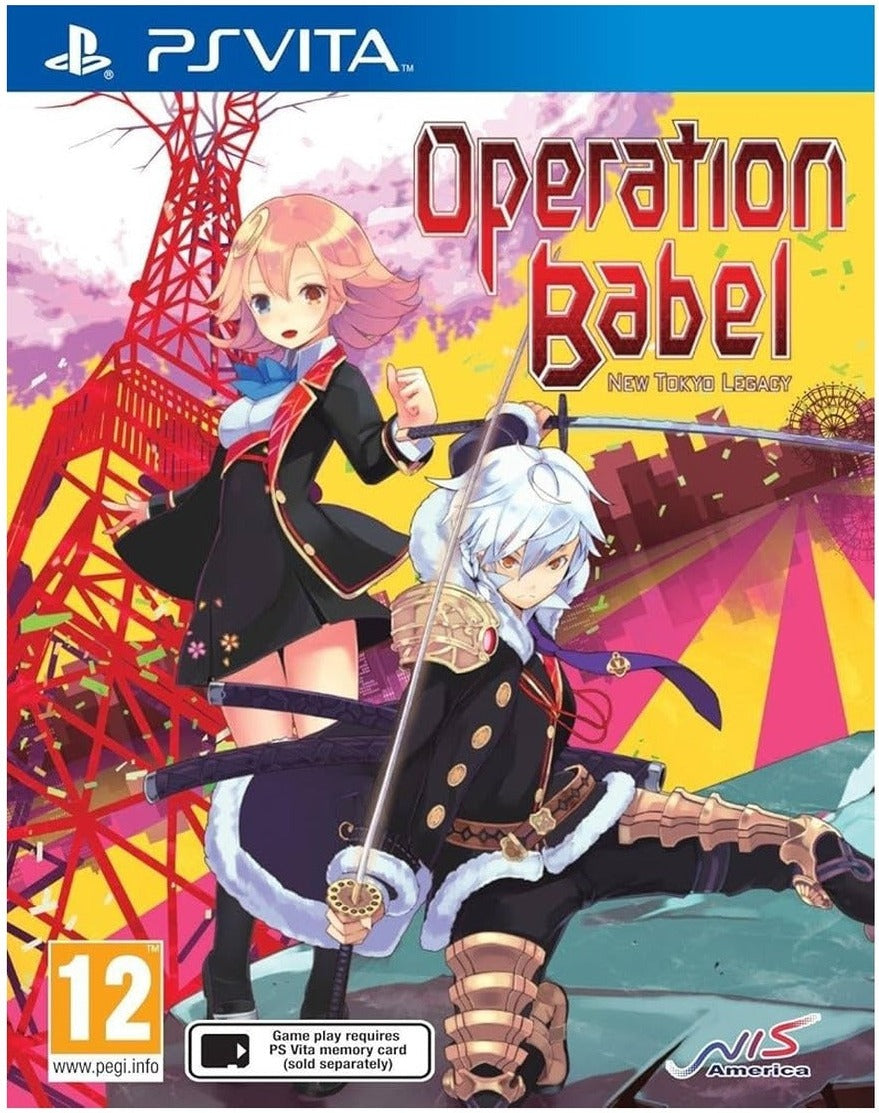 Operation Babel: New Tokyo Legacy PlayStation Vita box art (Spanish edition)