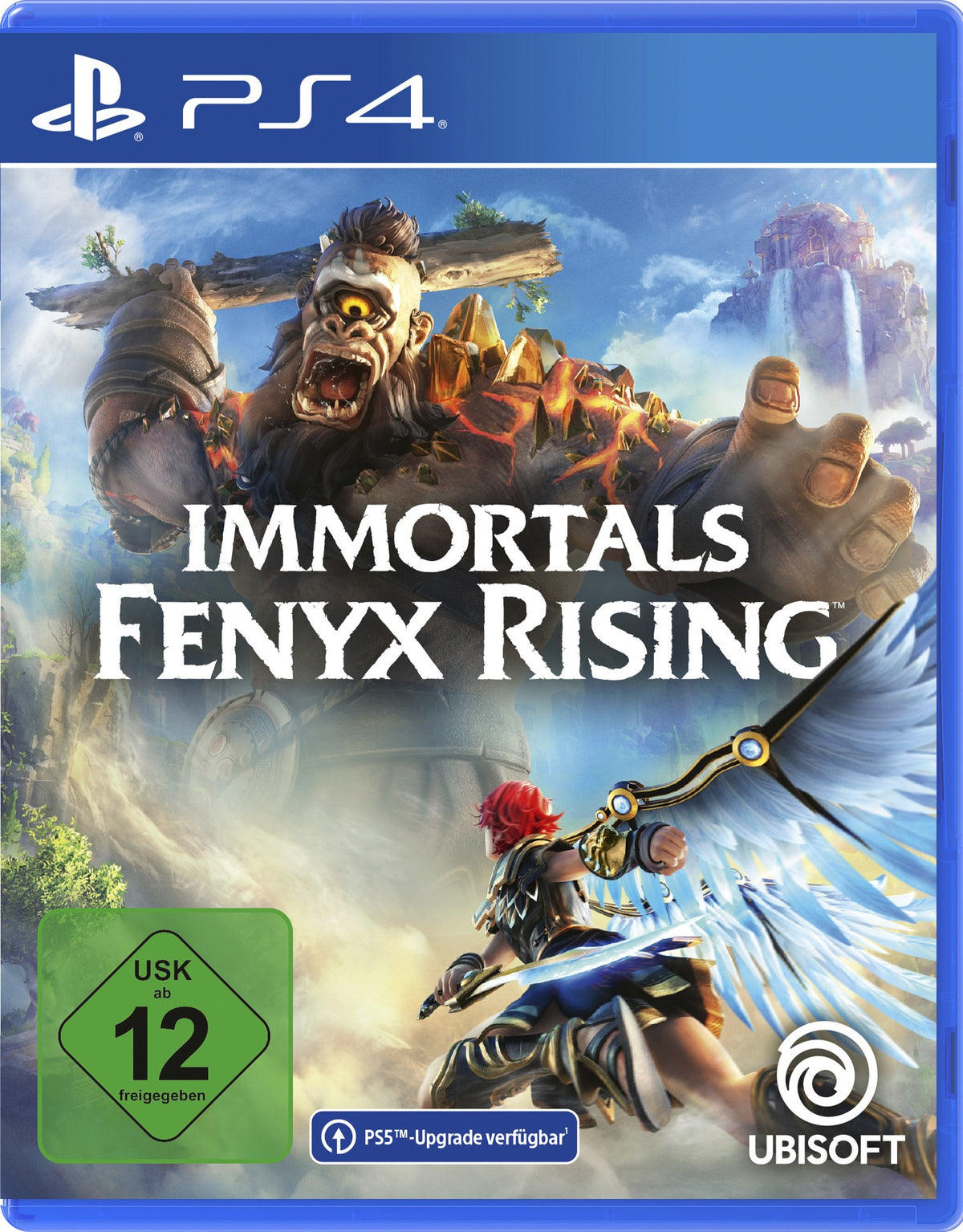 Immortals: Fenyx Rising PlayStation 4 game box – German USK edition