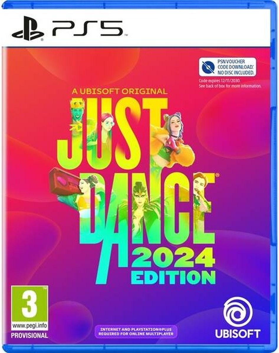 Just Dance 2024 Edition Code in a Box – PlayStation 5 game box front