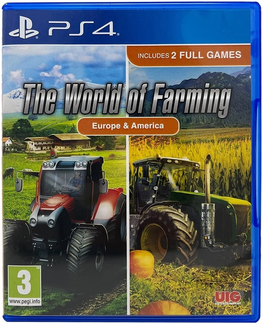 The World of Farming: Europe & America – PlayStation 4 game box art