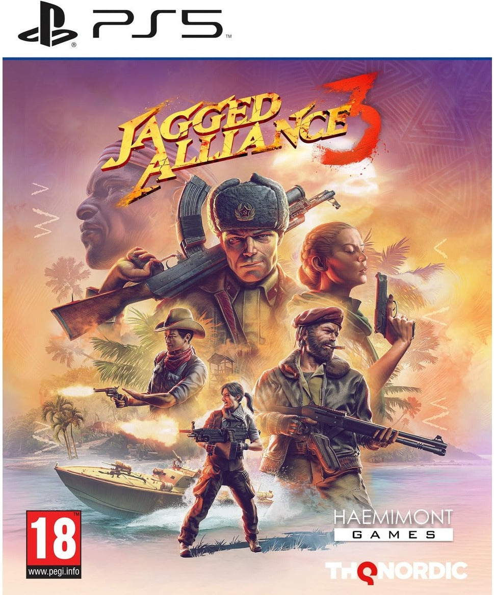 Jagged Alliance 3 PlayStation 5 game box art