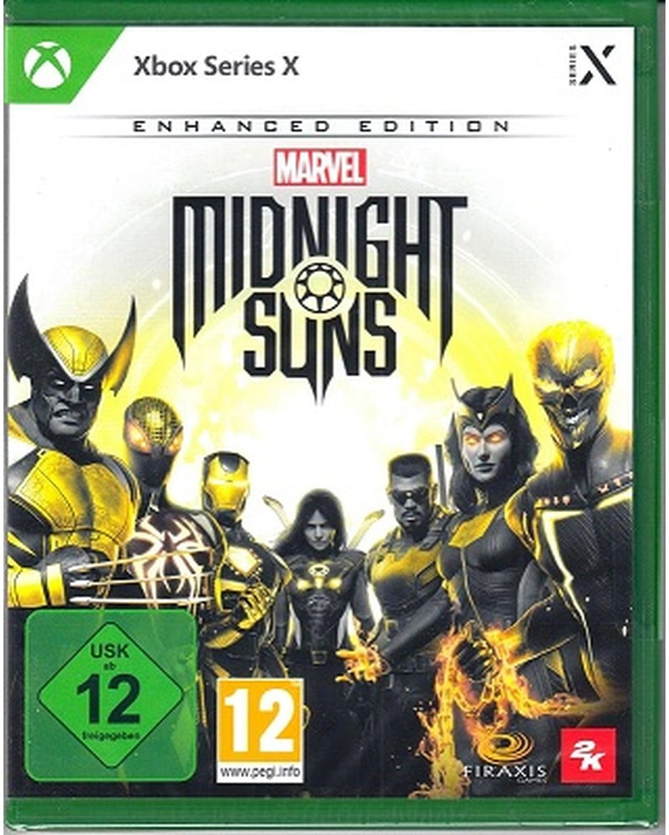 Marvel's Midnight Suns Enhanced Edition Xbox Series X box art (German box)