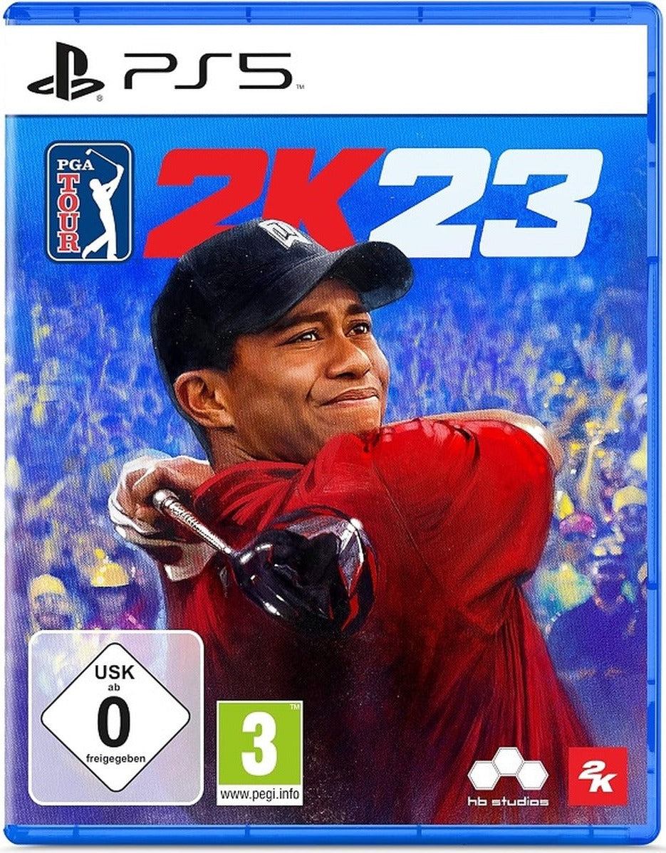 PGA Tour 2K23 PlayStation 5 game box art – German USK edition
