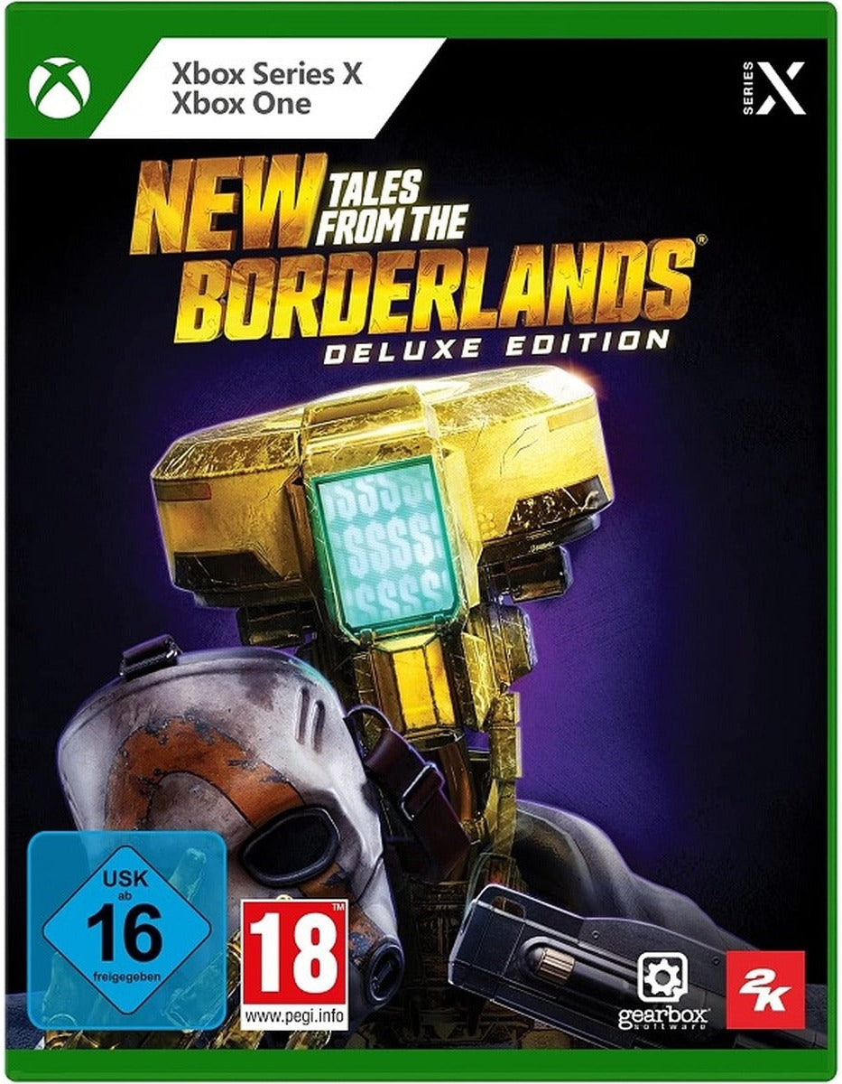 New Tales from the Borderlands Deluxe Edition Xbox Series X German box front cover