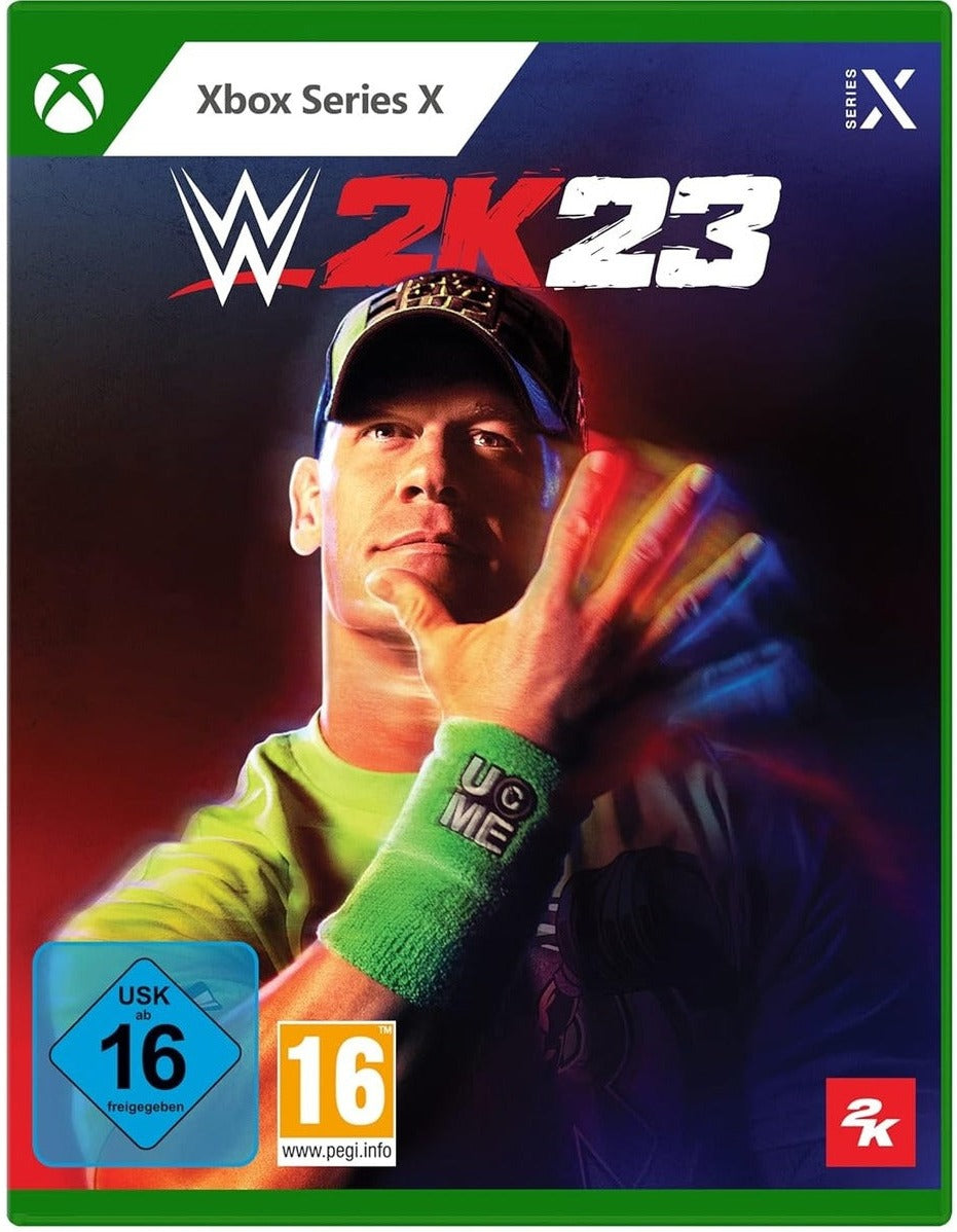 WWE 2K23 Xbox Series X box art – French/German edition