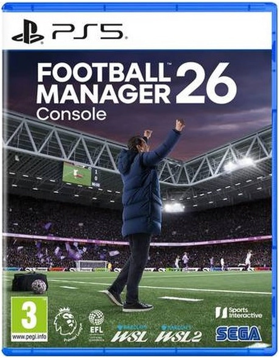 Football Manager 26 PlayStation 5 box art