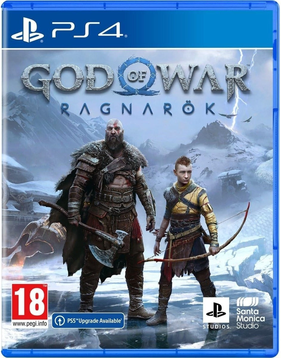 God of War Ragnarök PlayStation 4 game box art