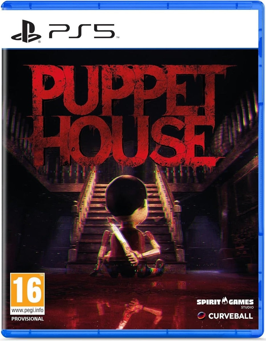 Puppet House PlayStation 5 game box art – horror puzzle adventure