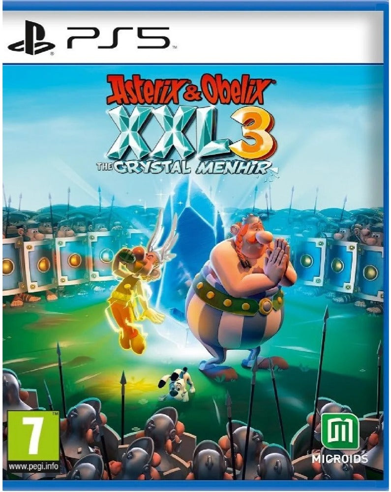 Asterix & Obelix XXL3 The Crystal Menhir PlayStation 5 game box art