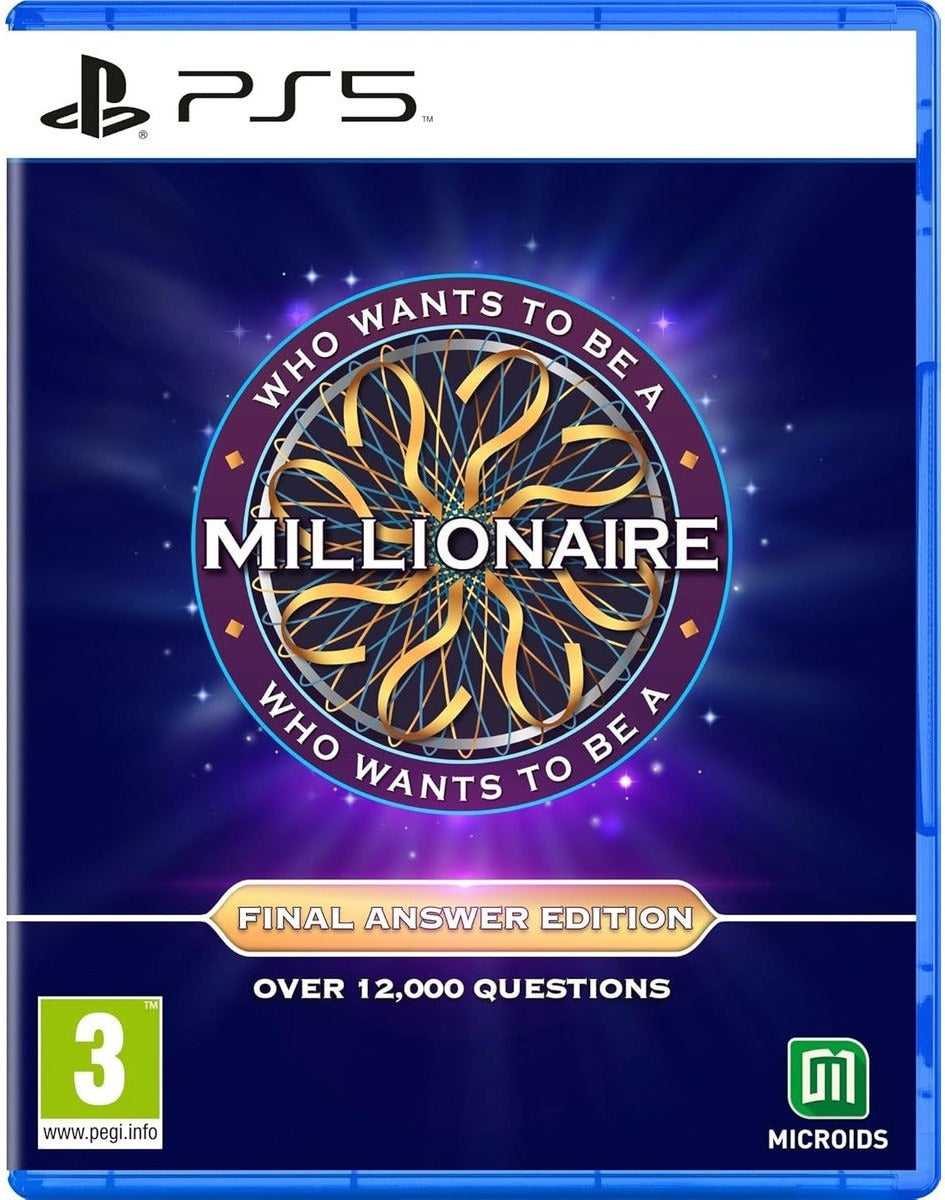 Who Wants to Be a Millionaire? Final Answer Edition PS5 box art