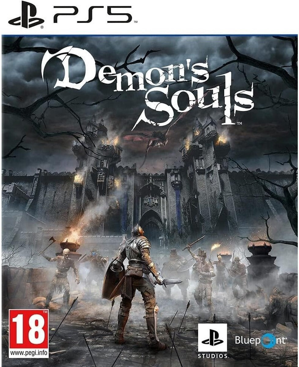 Demon's Souls PS5 game box art – English/Arabic edition