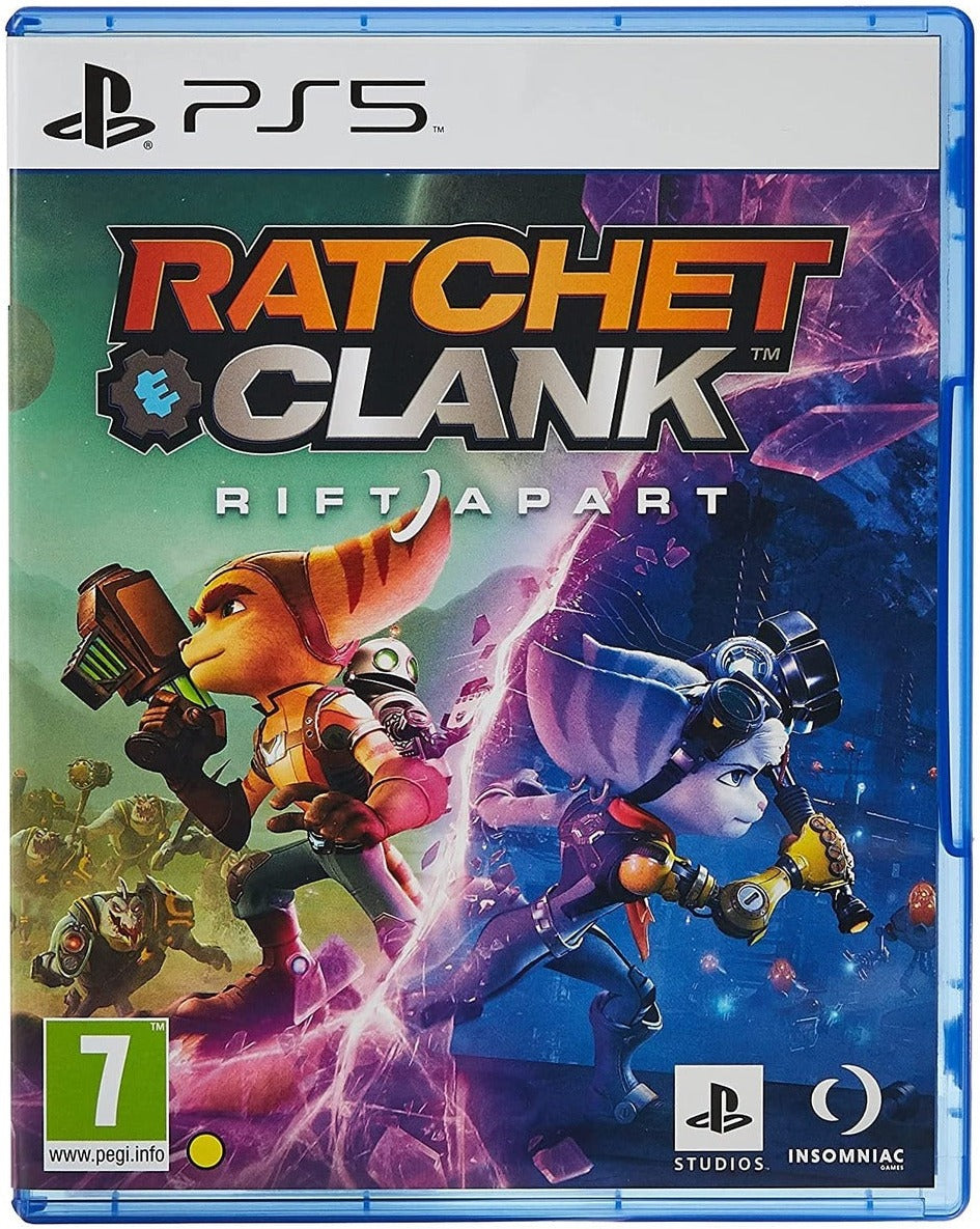 Ratchet & Clank: Rift Apart PlayStation 5 game box art – English/Arabic edition