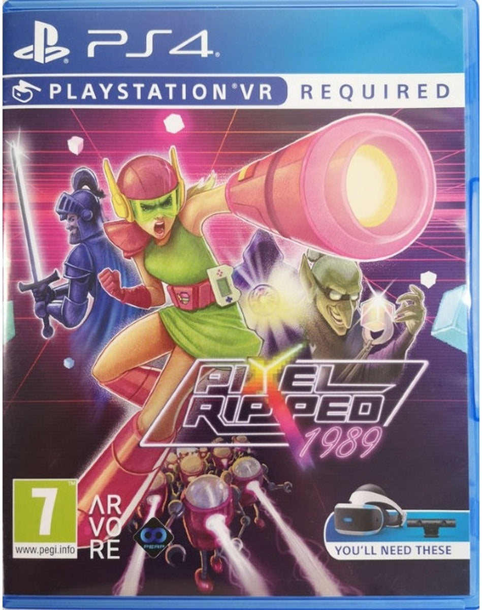 Pixel Ripped 1989 PlayStation 4 game box art