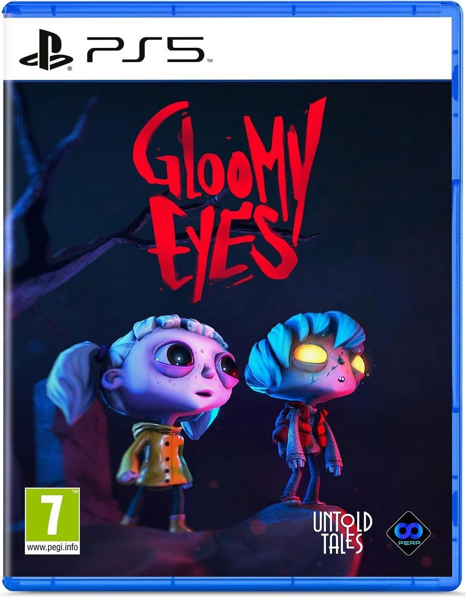 Gloomy Eyes PlayStation 5 game box art – Perp Games physical edition