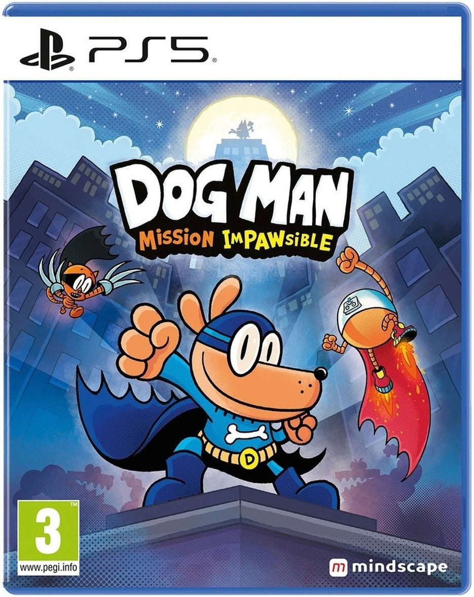 Dog Man: Mission Impawsible PlayStation 5 box art – Italian edition