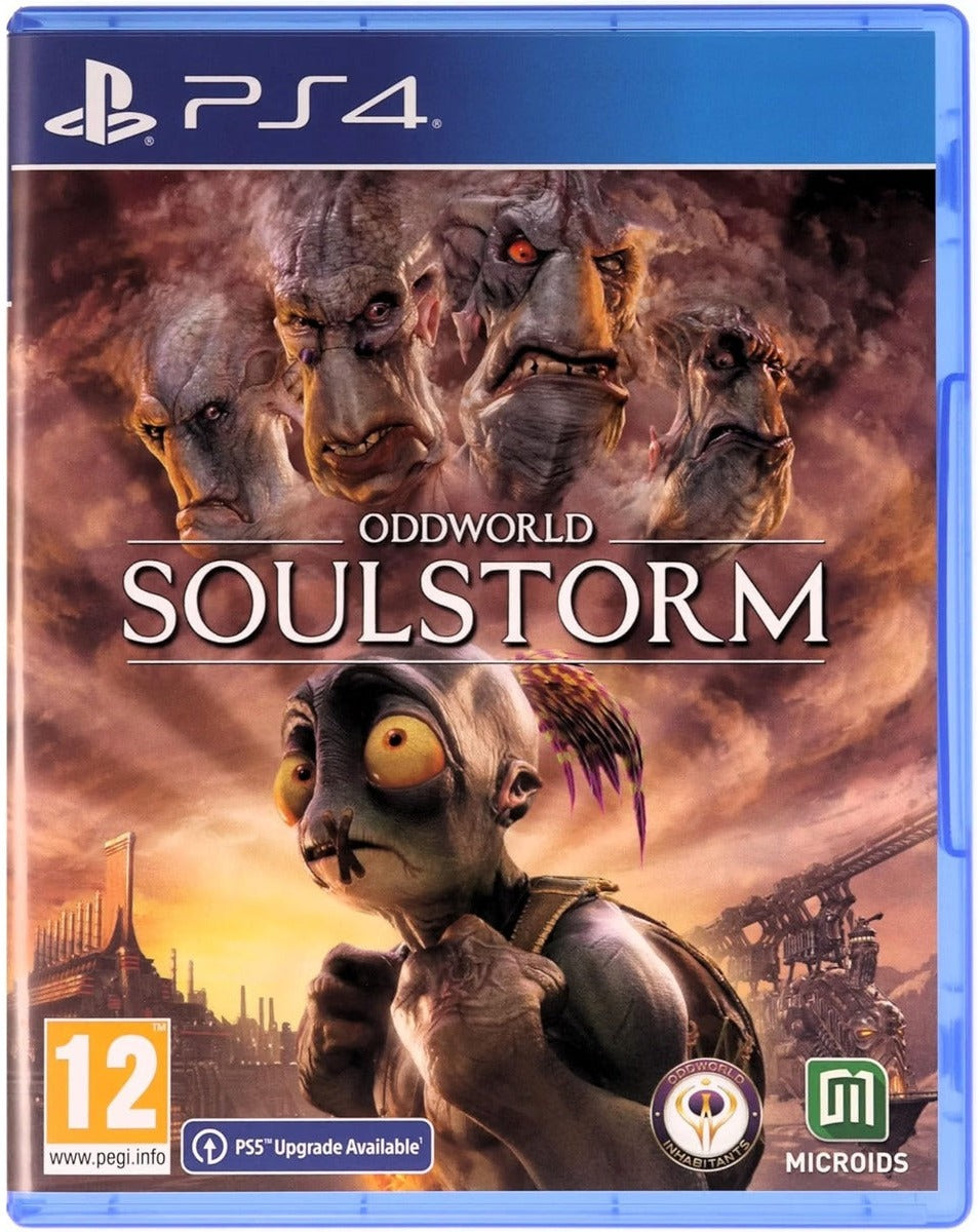Oddworld: Soulstorm PlayStation 4 game box art