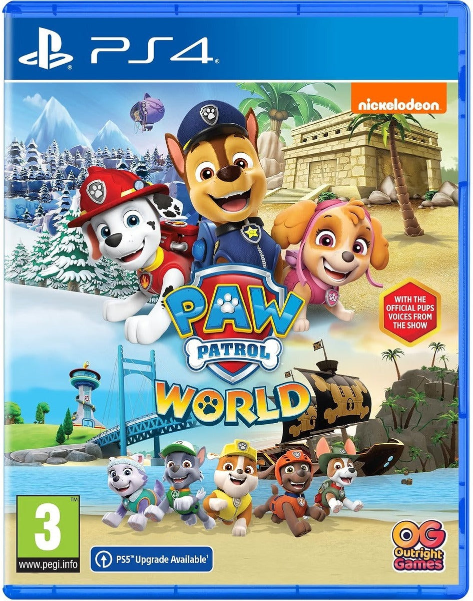 PAW Patrol World PlayStation 4 game box art