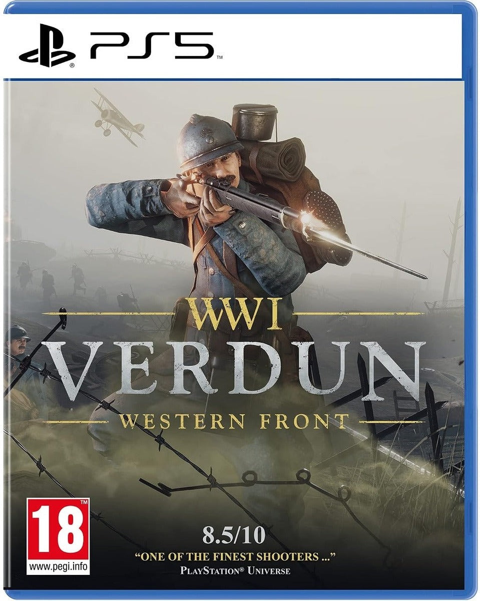 WWI: Verdun - Western Front PlayStation 5 game box art