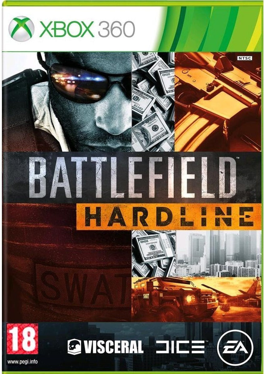 Battlefield Hardline Xbox 360 game box art