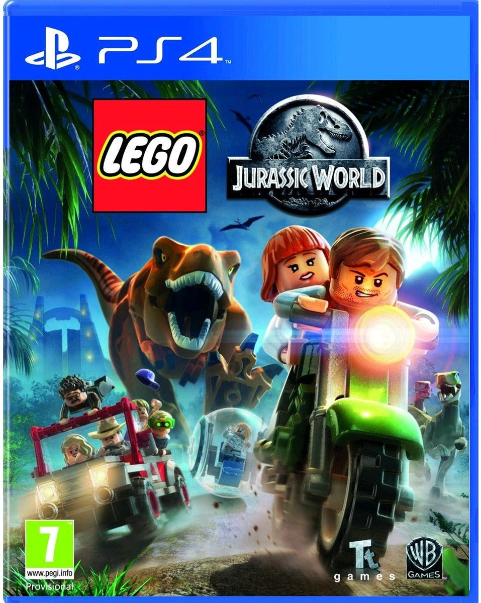 LEGO Jurassic World PlayStation 4 game box art