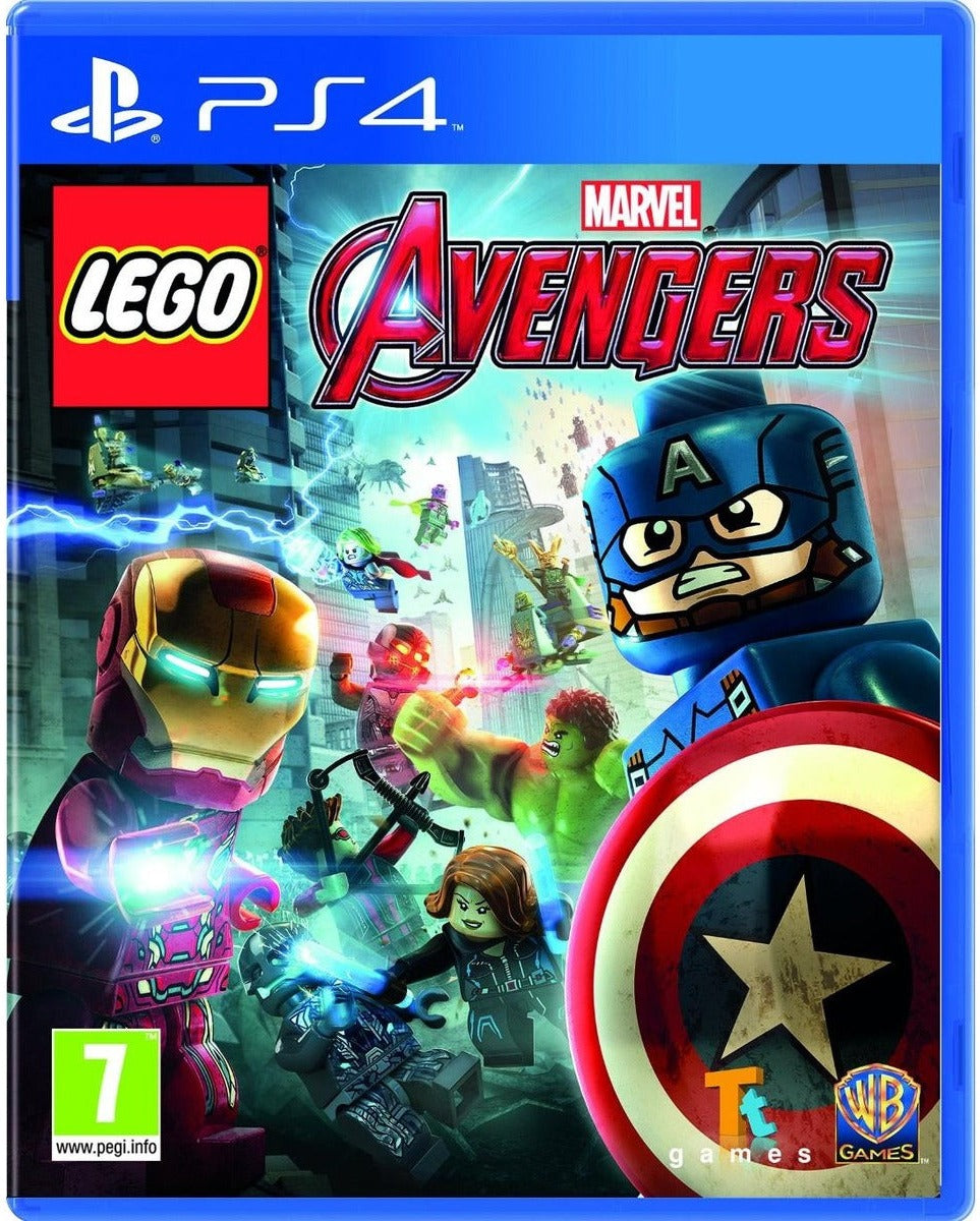 LEGO Marvel's Avengers PlayStation 4 game box art