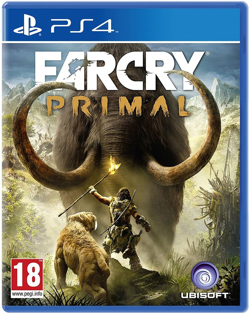 Far Cry Primal PlayStation 4 game box art