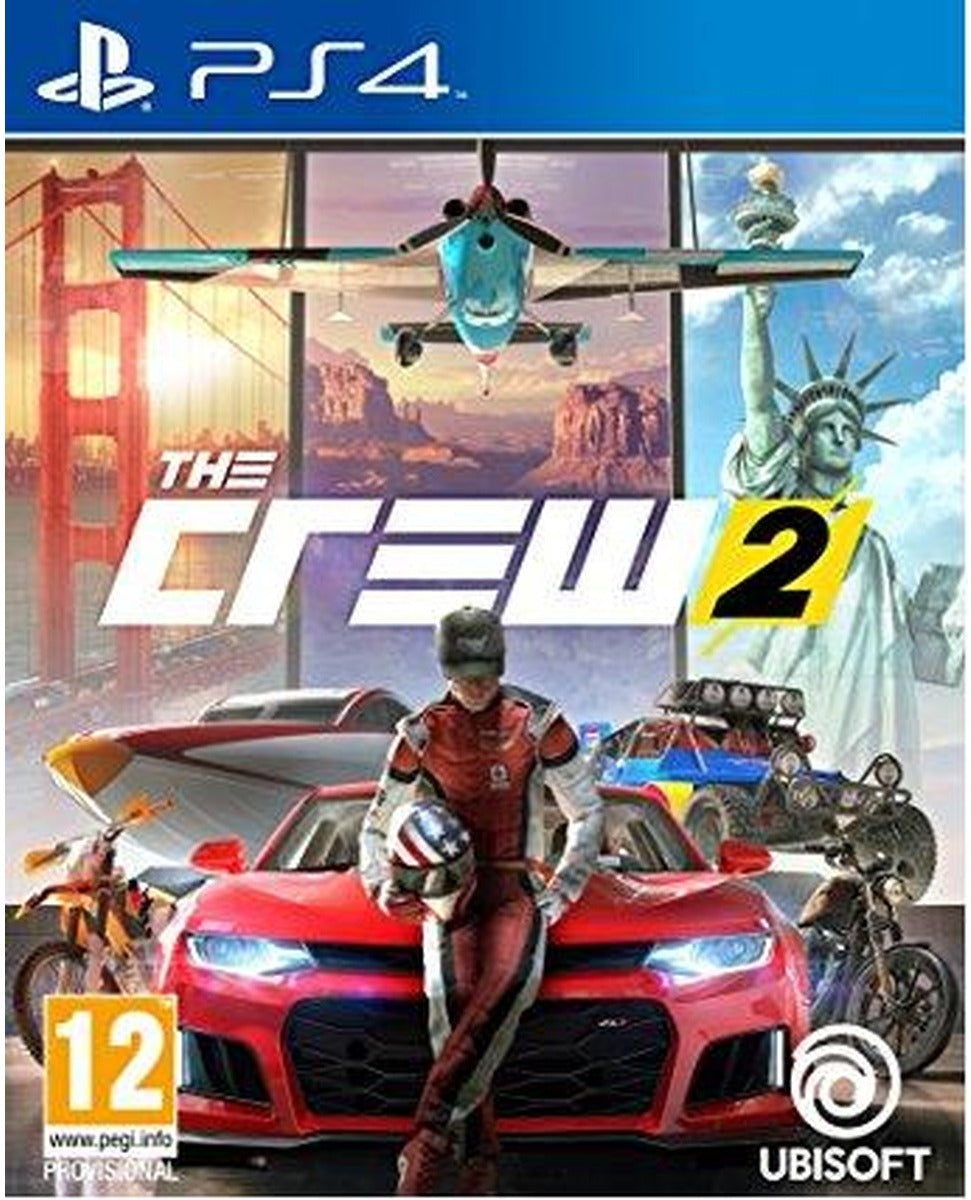 The Crew 2 PlayStation 4 game box art