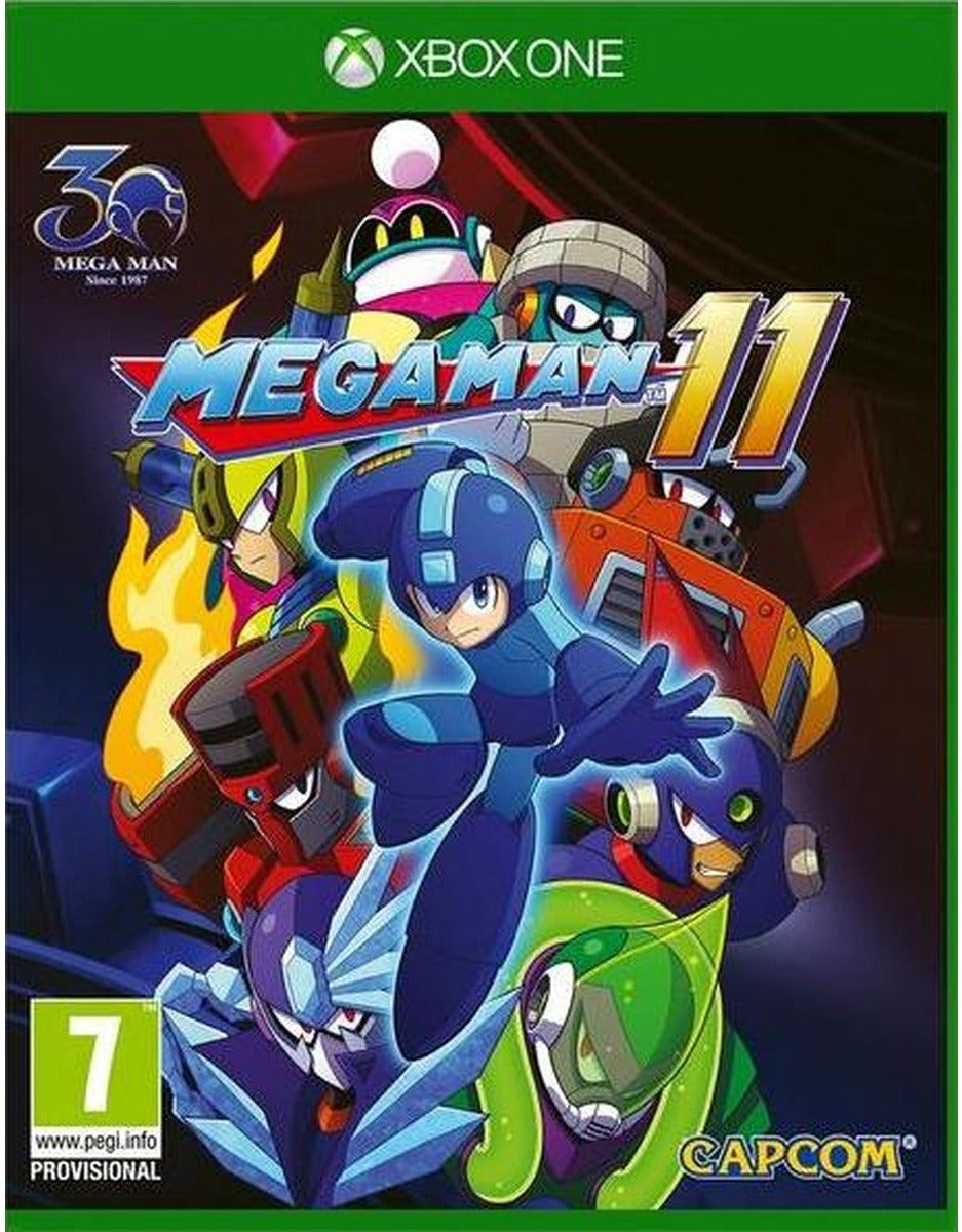 Mega Man 11 Xbox One game box art