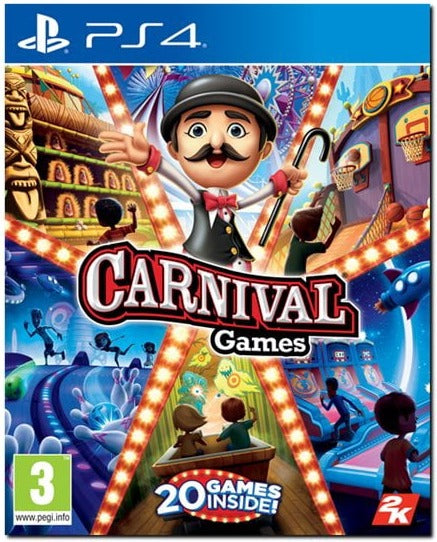 Carnival Games PlayStation 4 game box art