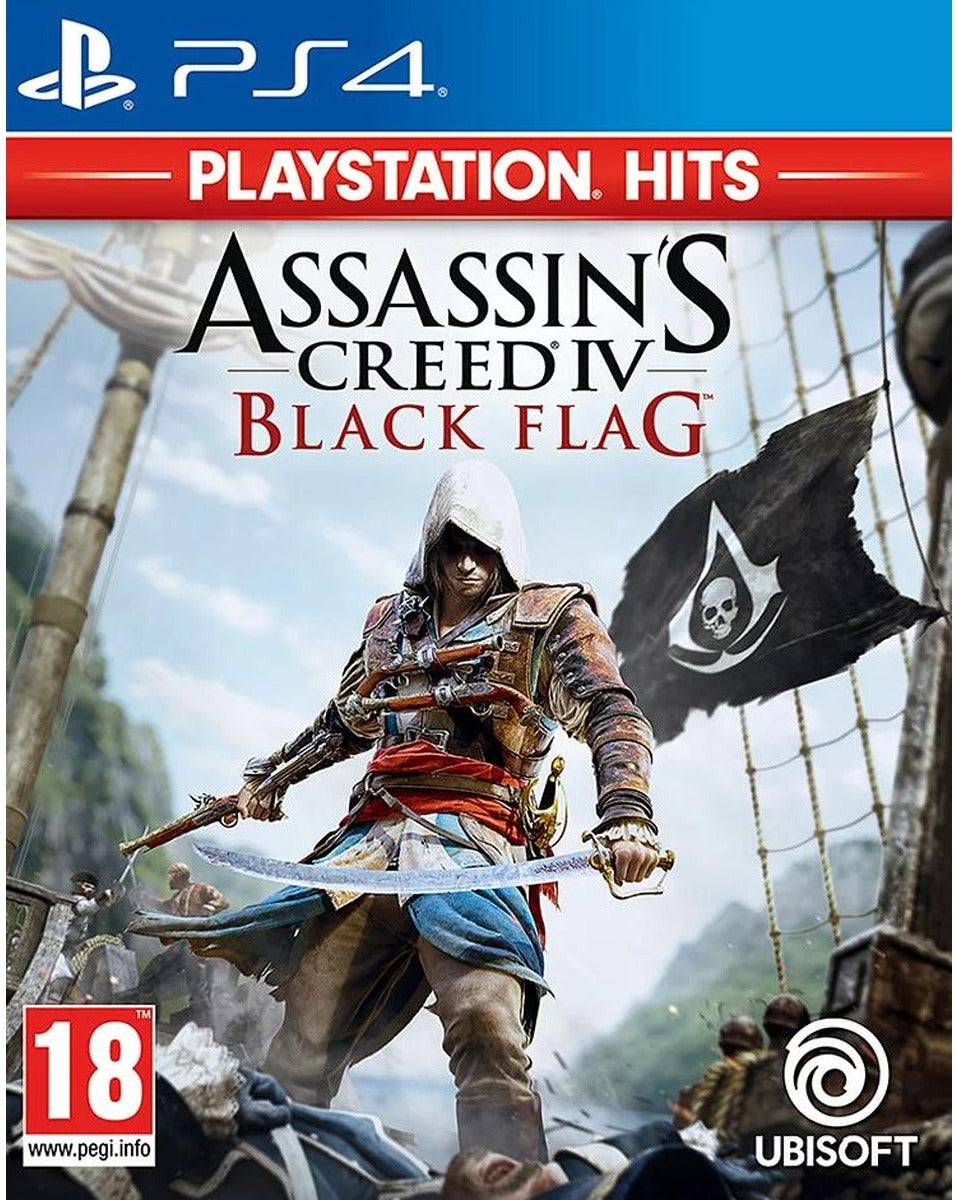 Assassin's Creed IV Black Flag PlayStation Hits PS4 game box