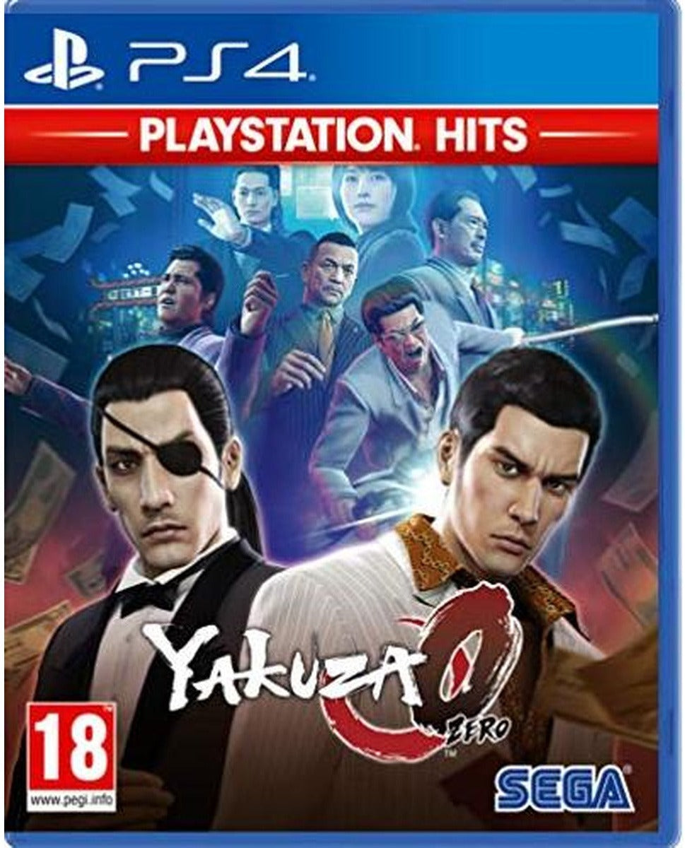 Yakuza 0 PlayStation Hits PS4 game box art