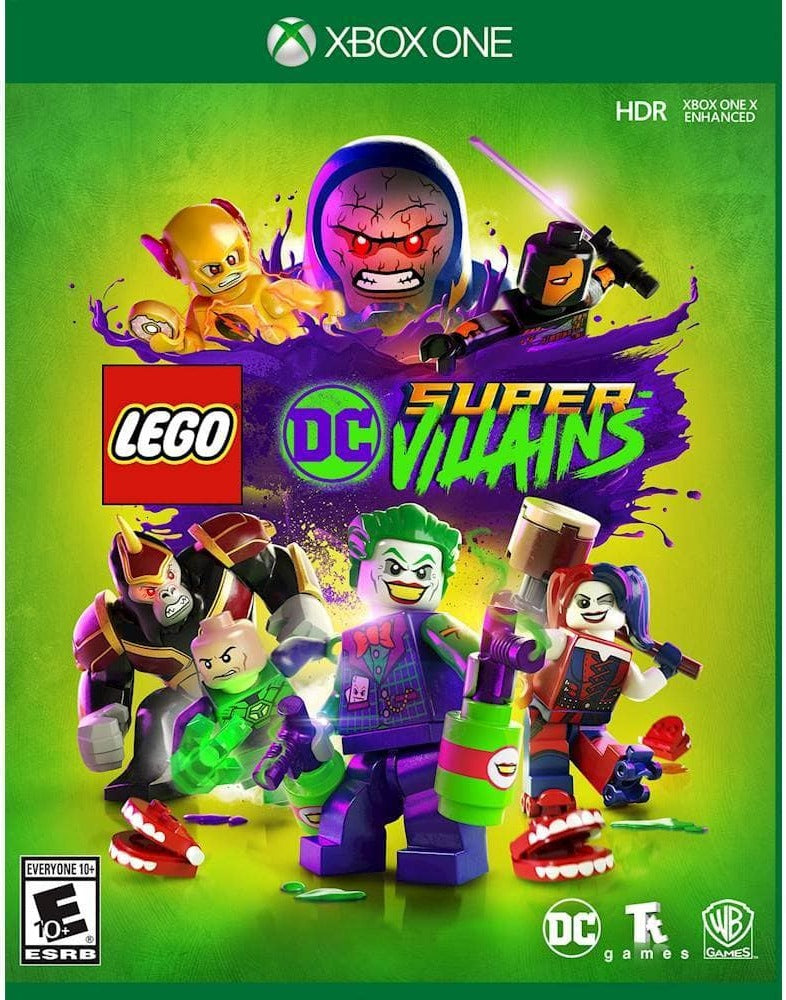 LEGO DC Super-Villains Xbox One game box art