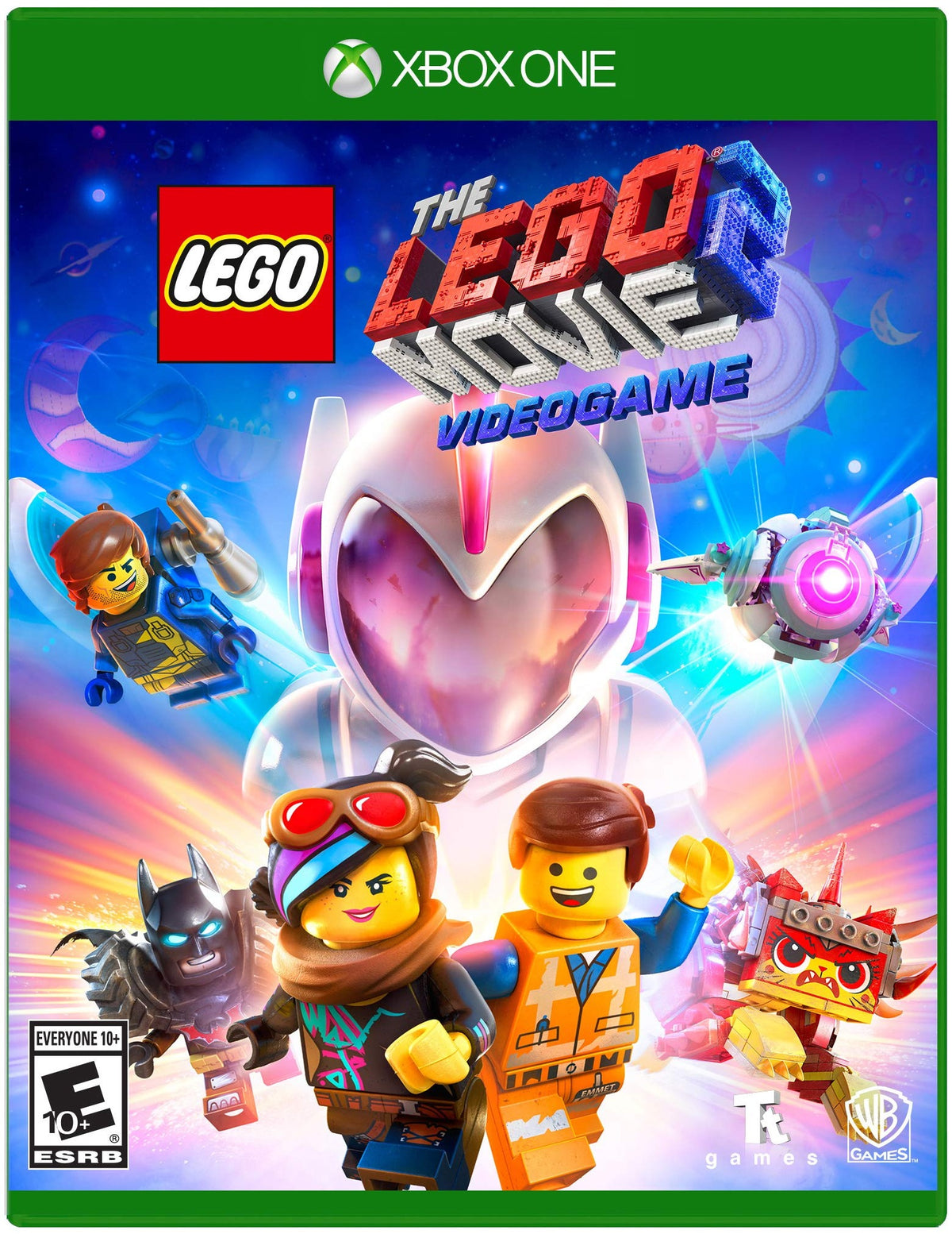The LEGO Movie 2: The Videogame Toy Edition Xbox One game box