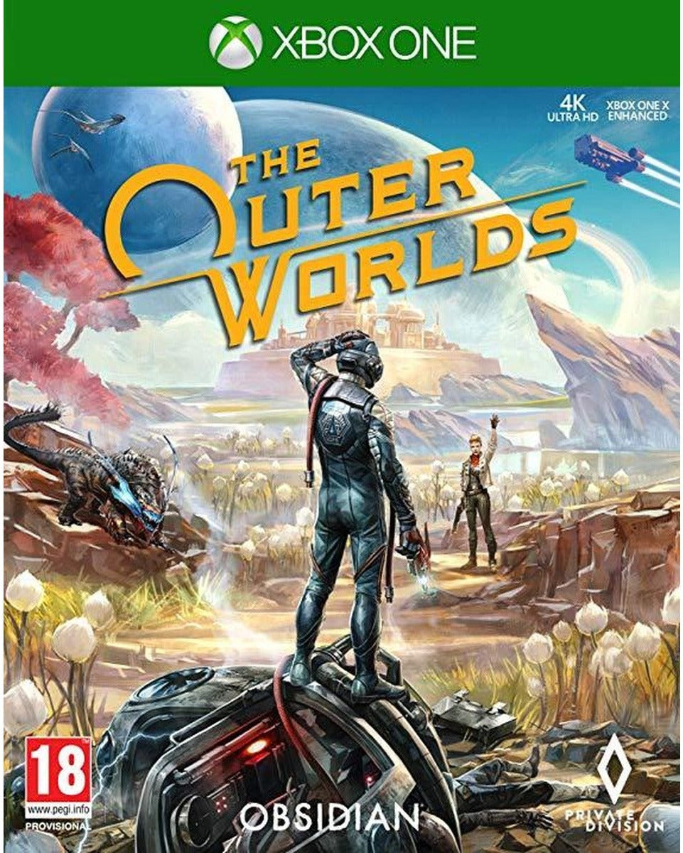 The Outer Worlds Xbox One game box art