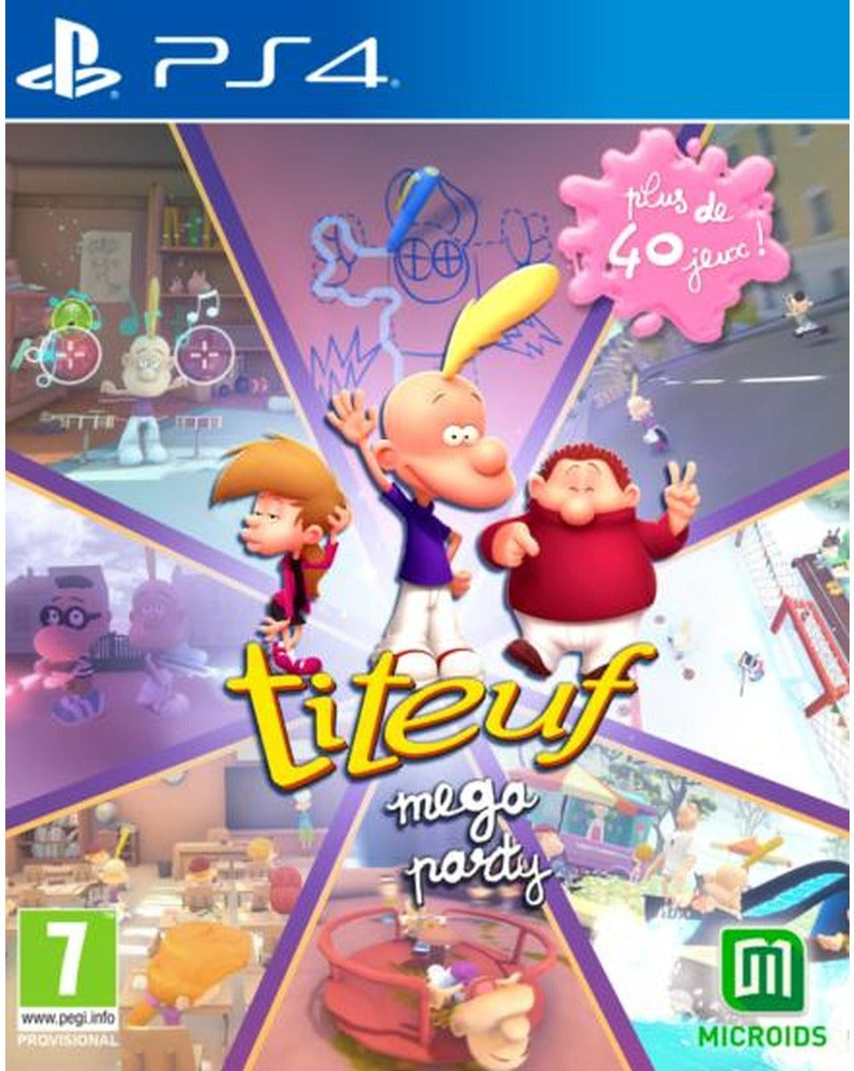 Mega Party: A Tootuff Adventure PlayStation 4 box art