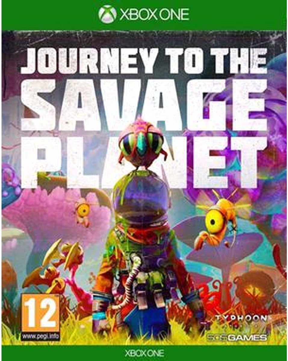 Journey to the Savage Planet Xbox One game box art