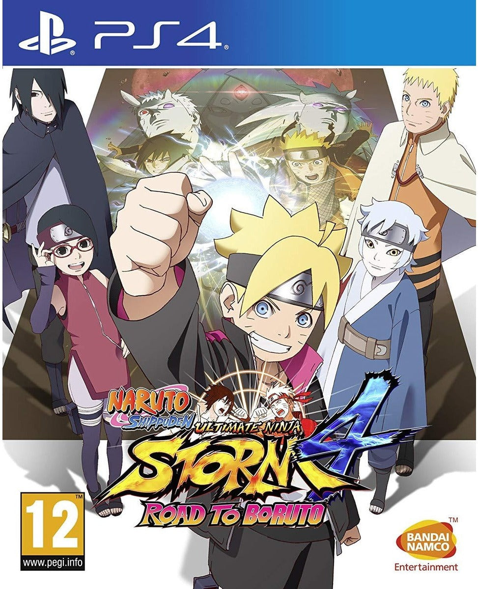 Naruto Shippuden Ultimate Ninja Storm 4 Road to Boruto PlayStation 4 box art