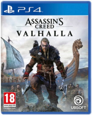 Assassin's Creed: Valhalla PlayStation 4 game box art