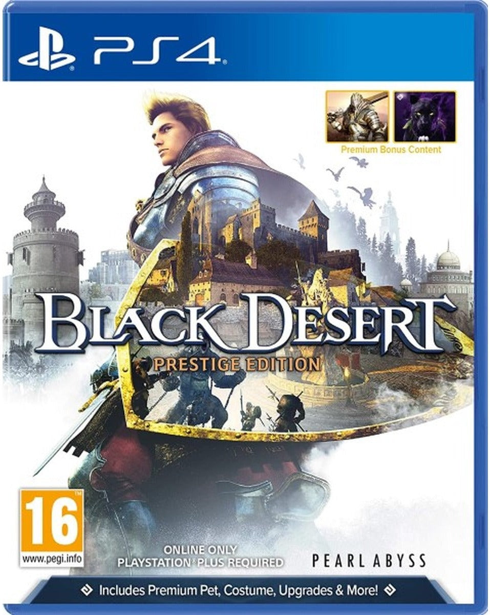 Black Desert Prestige Edition PlayStation 4 box art