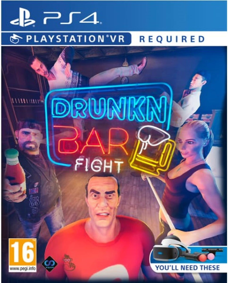 Drunkn Bar Fight PlayStation 4 retail box by Perp Games