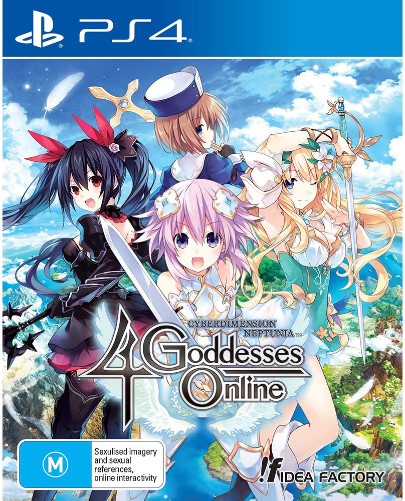 Cyberdimension Neptunia: 4 Goddesses Online PlayStation 4 game box art