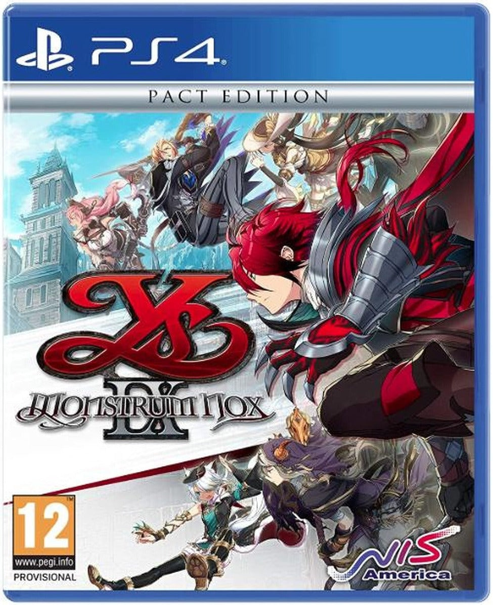 Ys IX: Monstrum Nox Pact Edition PlayStation 4 box art