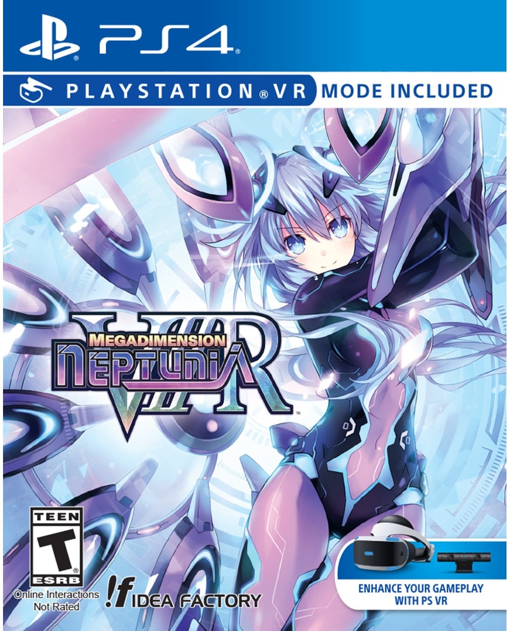 Megadimension Neptunia VIIR PlayStation 4 game box art