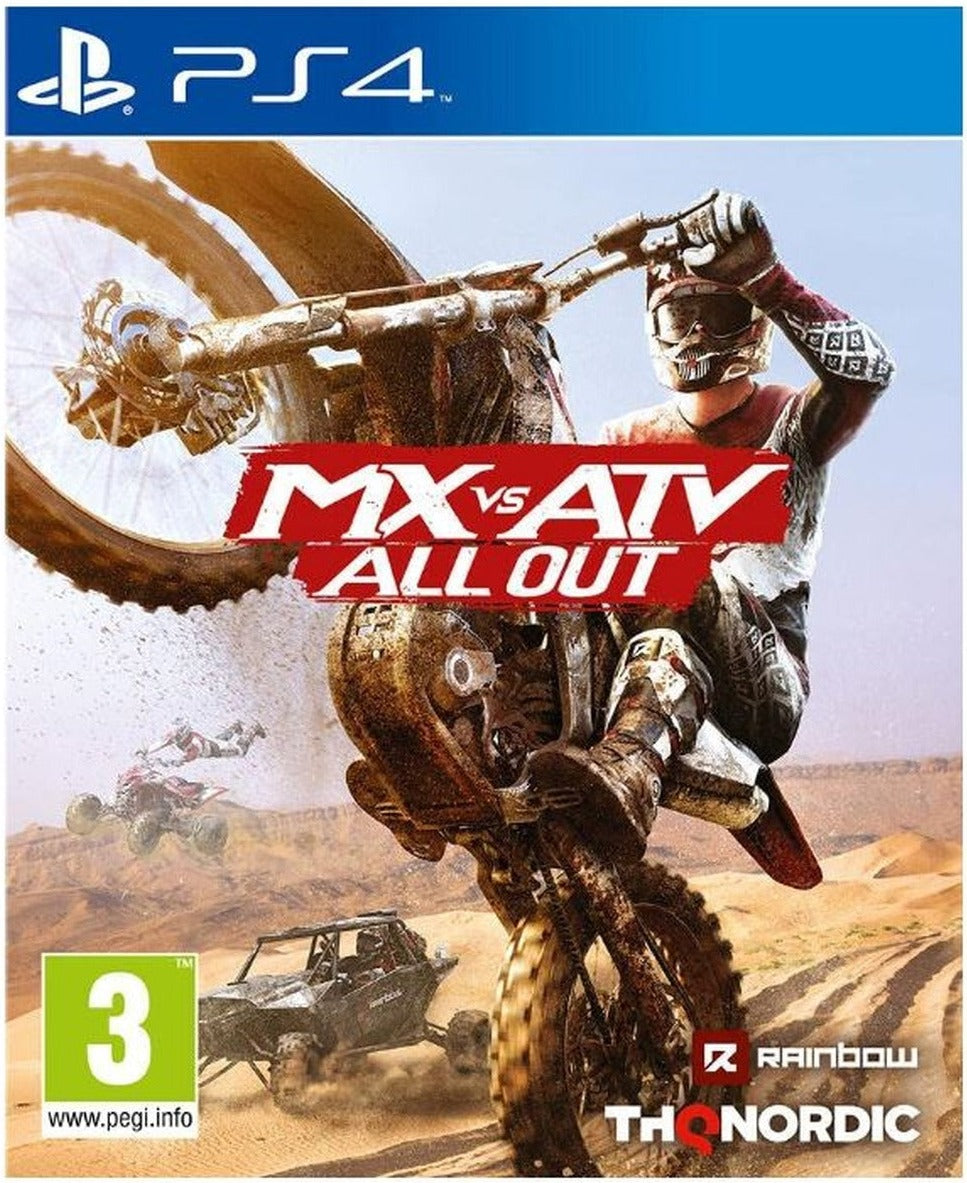 MX vs ATV All Out PlayStation 4 game box art