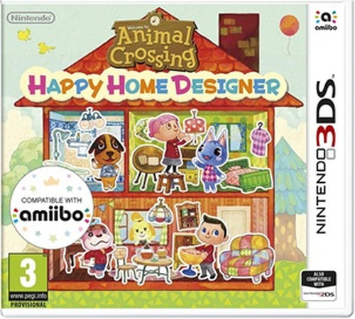 Animal Crossing: Happy Home Designer Nintendo 3DS game box art