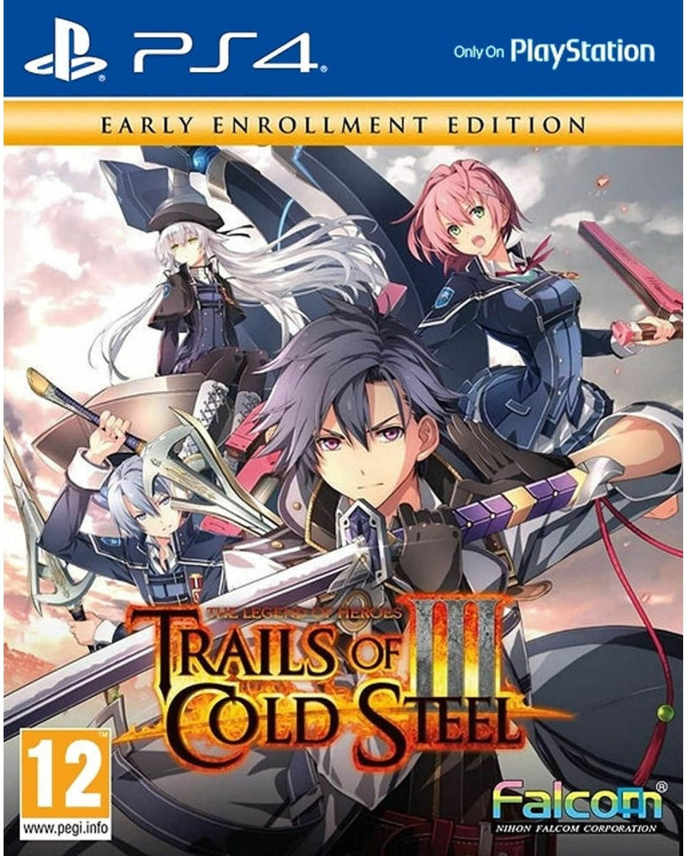 The Legend of Heroes: Trails of Cold Steel III Early Enrollment Edition PS4 box art